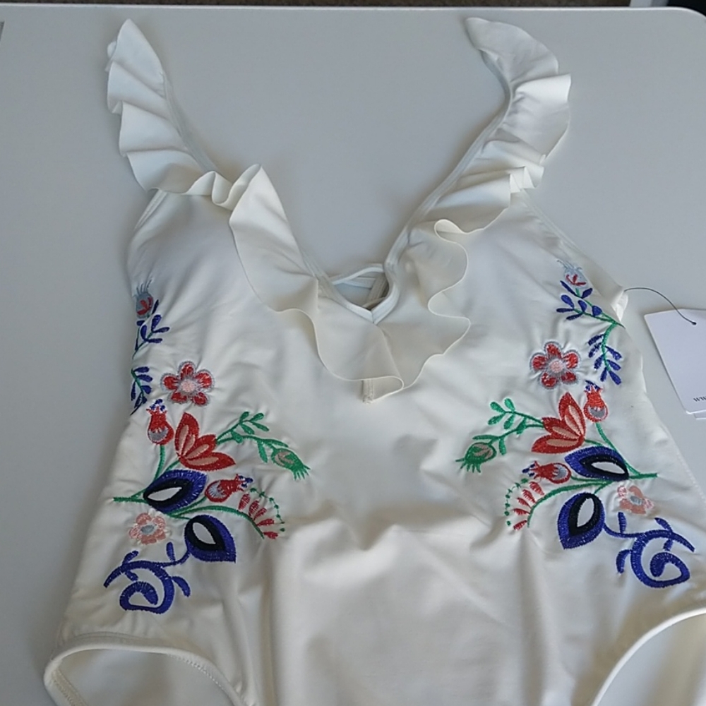 One piece bathing suit